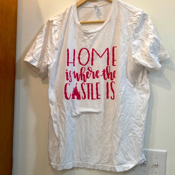 5/$25 Shirt for Disney. New never worn. Home is where the castle is. Large - Picture 1 of 5